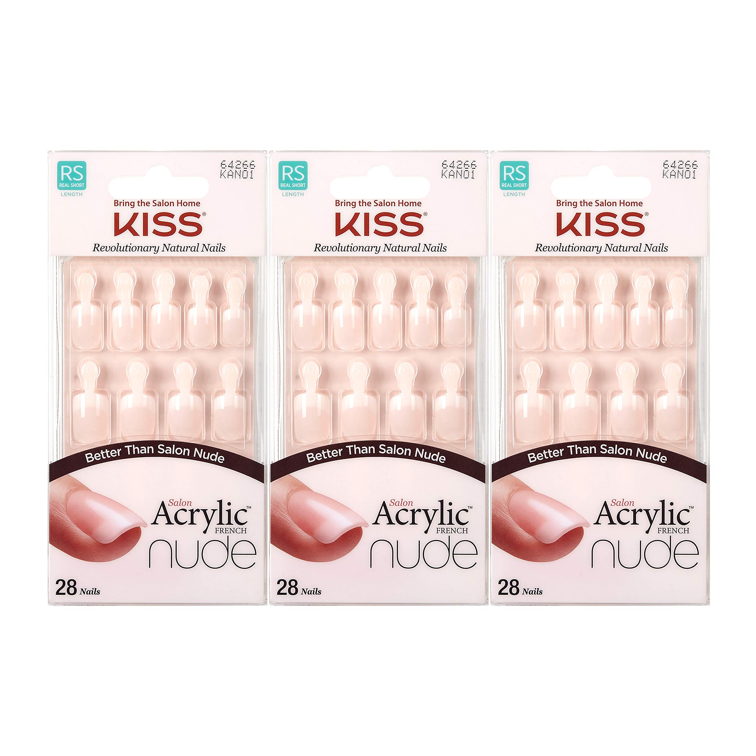 KISS Salon Acrylic Nude French Nails (Breathtaking) - Perfect for Holiday Parties and Bridal Showcases
| KISS Salon Acr